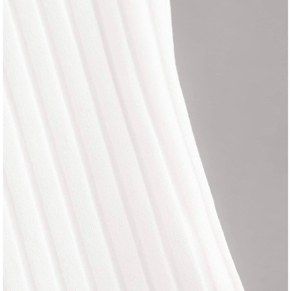 White Ribbed Tank - Picture 2 of 5